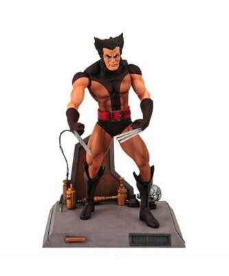 Marvel Select Unmasked Brown Costume Wolverine  Figur  action Neu