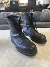 Addison Shoe Company SP0100-04-D-0337 Military Combat Boots Black  Size 10.5 W