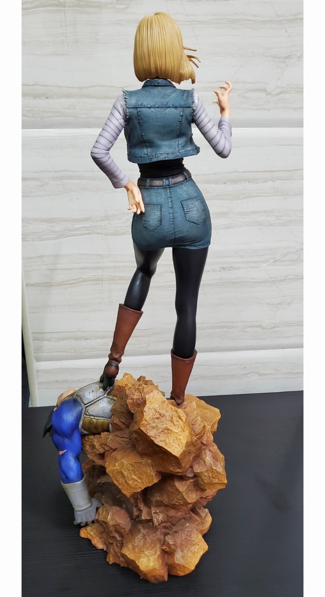 GREEN LEAF STUDIO Dragon Ball Android 18 Statue Resin Painted