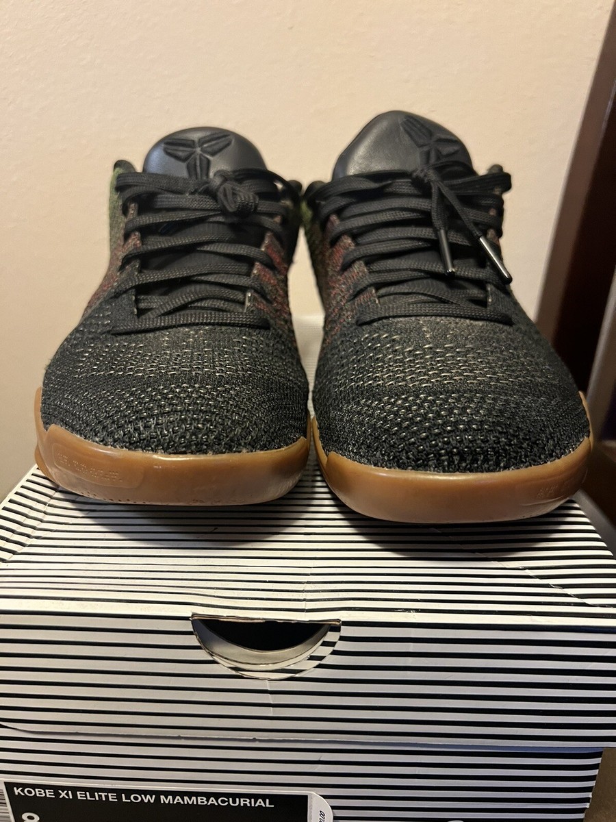 Size 8.5- Nike Kobe 11 Elite Low 4KB Black Horse 2016 (Original