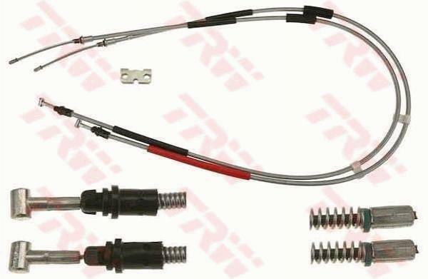 TRW Handbremsseil Links Rechts FüR Ford Courier Fiesta IV Puma-image