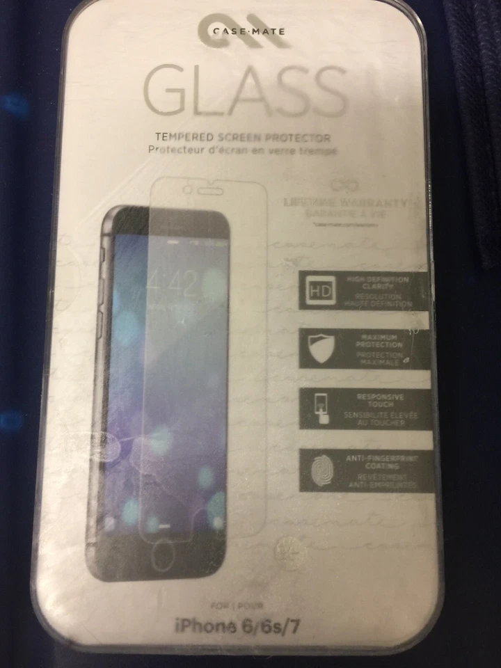 Funda protectora de pantalla de vidrio templado mate para teléfono celular 9H para iPhone 6/6s/7 Foto 4 de 4