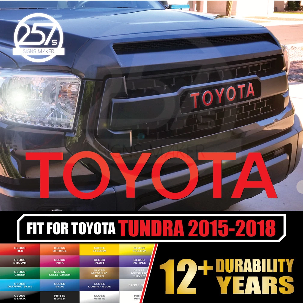 12+ 2021 Tundra Colors