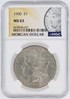 1900 Morgan Silver Dollar NGC MS63 S$1 Philadelphia Minted No Reserve