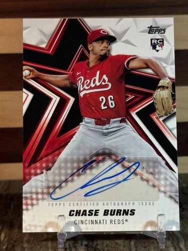 2026 Topps Series 1 Chase Burns Baseball Stars Autographs (RAW)