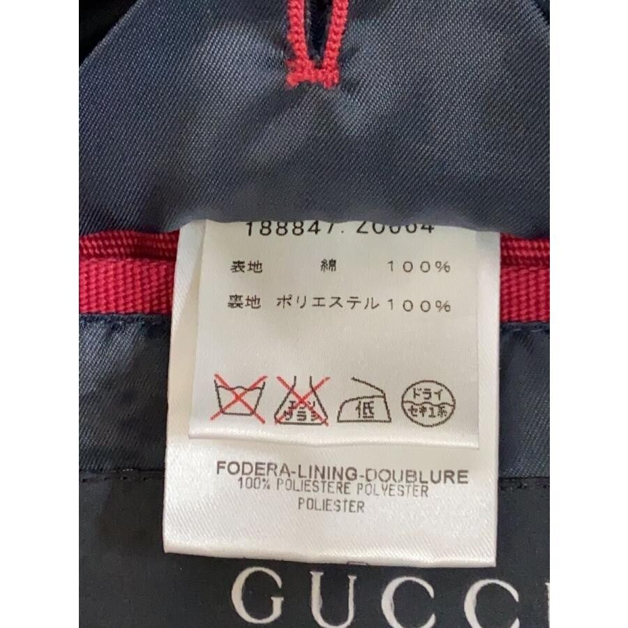 GUCCI Jacket Cotton Red Size 48 Mens Outerwear Button Front Utility Pockets image 8