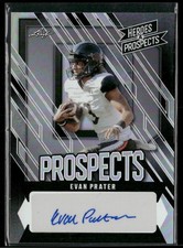 2024 Leaf Heroes & Prospects #AP-EP1 Evan Prater Silver AUTO #/75