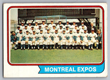 1974 Topps #508 Montreal Expos Team Card W/Larry Doby