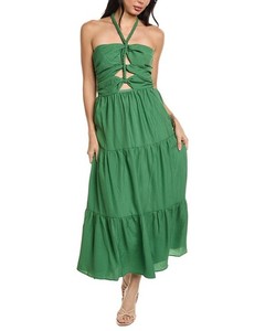 slim fit dress slacks Seraphina Green Maxi Dress With Detachable Embellished Cape – Frock and  Frill main image 0