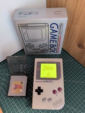 Nintendo Game Boy Console Portable Écran IPS Rétro Éclairé Grise DMG-01 GB Zelda