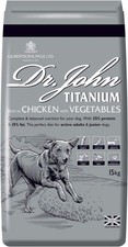 Dr. John Titanium Complete Dry Dog Food 15kg 1.20 per kilo