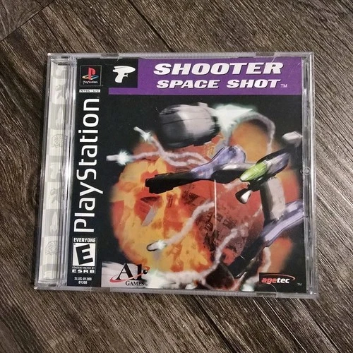 Agetec Shooter Space Shot PlayStation 1 PS1 Manual Included
