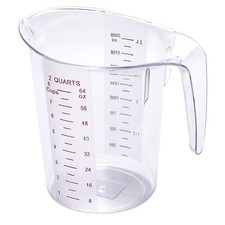 Value Series MEA-200PC Polycarbonate Measuring Pitcher - 2 Quart Capacity