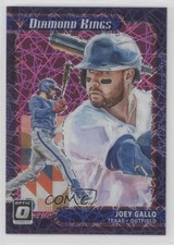 2021 Panini Donruss Optic Diamond Kings Pink Velocity Prizm /249 Joey Gallo ms9