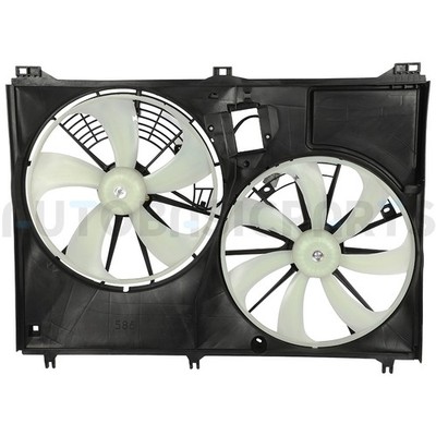 For 2014-2017 Toyota Highlander Front Radiator Condenser Cooling Fan Assembly