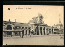 CPA Namur, La Gare, La Gare 