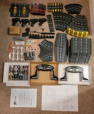 CHILDFORD Slot Car Racing 4 Lane Set T-9045M, Mostly New