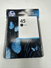 Genuine HP 51645A 45 Ink Printer Cartridge - Black Sealed Box Expired 2013