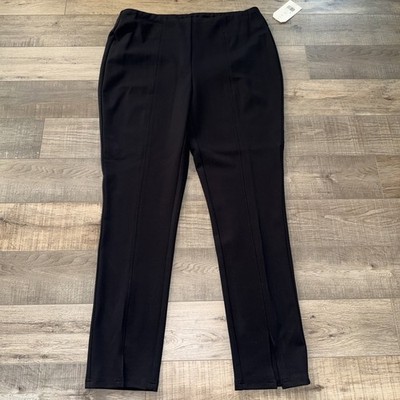 Women's Wonderly Black Pull On Leggings Pants Black 29  Inseam Sz 1X NEW  