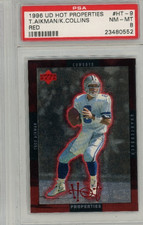 1996 UD Upper Deck Hot Properties Red #HT-9 TROY AIKMAN PSA 8 Dallas Cowboys HOF