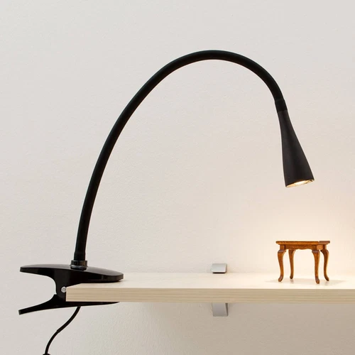 Lindby LED Klemmleuchte 'Baris' (Modern) in Schwarz aus Metall (1 flammig, ) - T - Bild 2 von 7