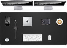 Large Desk Mat 55"x24" Premium Non-Slip Pad Waterproof, Scratch-Resistant Office