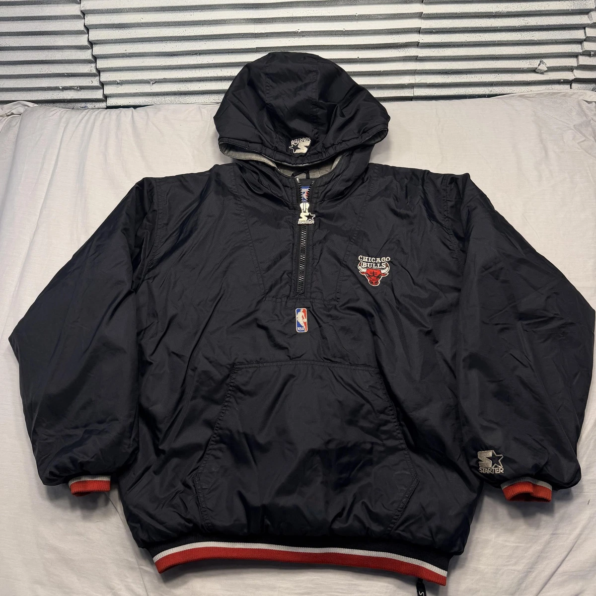 STARTER シカゴ・ブルズ ウォームアップウェア 黒/XL Starter Chicago Bulls NBA Fan Jackets for sale | eBay