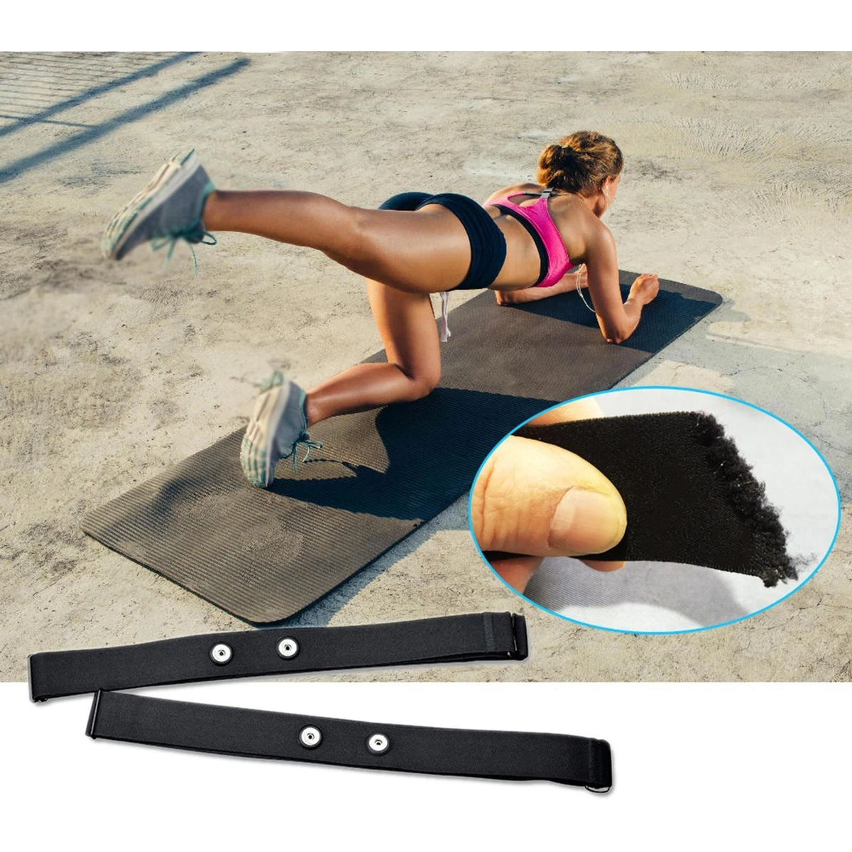 Cardiofréquencemètre Powrlabs Avec Sangle Thoracique M-XXL – Occasion Bluetooth