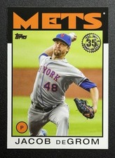 2021 Topps 1986 Topps Baseball 35th Anniversary #86B-62 Jacob deGrom