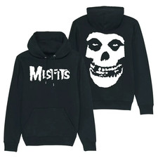 Reprinted Misfits Fiend Skull 2 Sides Hoodie Full Size S-5XL QT1460