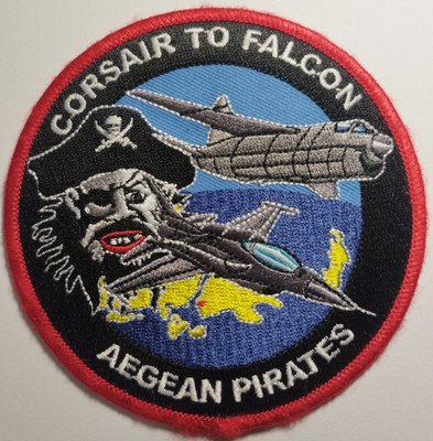 Hellenic Air Force A-7 Corsair to F-16 Fighting Falcon Transition Araxos Patch