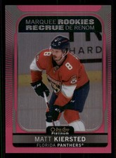 2021-22 O-Pee-Chee Platinum Matte Pink #255 Matt Kiersted