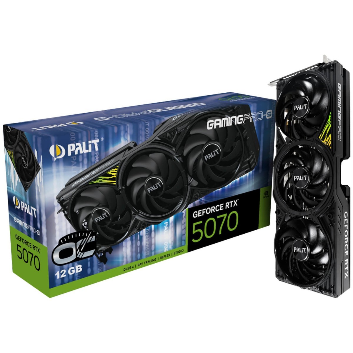 Palit GeForce RTX 5070 GamingPro 12GB 中古 Palit GeForce RTX 5070 GamingPro-S OC 12GB PCIe 5.0 x16 28Gbps