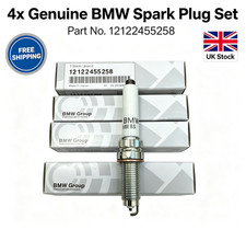 4pcs OEM BMW Spark Plugs 12122455258 Genuine For 1 Series 8 Series X1 X3 X4 X5