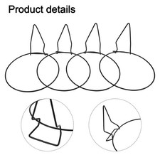 Robust Metal Wall Hanger for 15cm 17cm 21cm Flower Pots Easy Installation