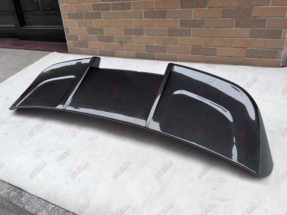 Alerón de techo trasero forjado/fibra de carbono/brillante para Audi RS6 Avant C8 2021-26 Foto 4 de 4