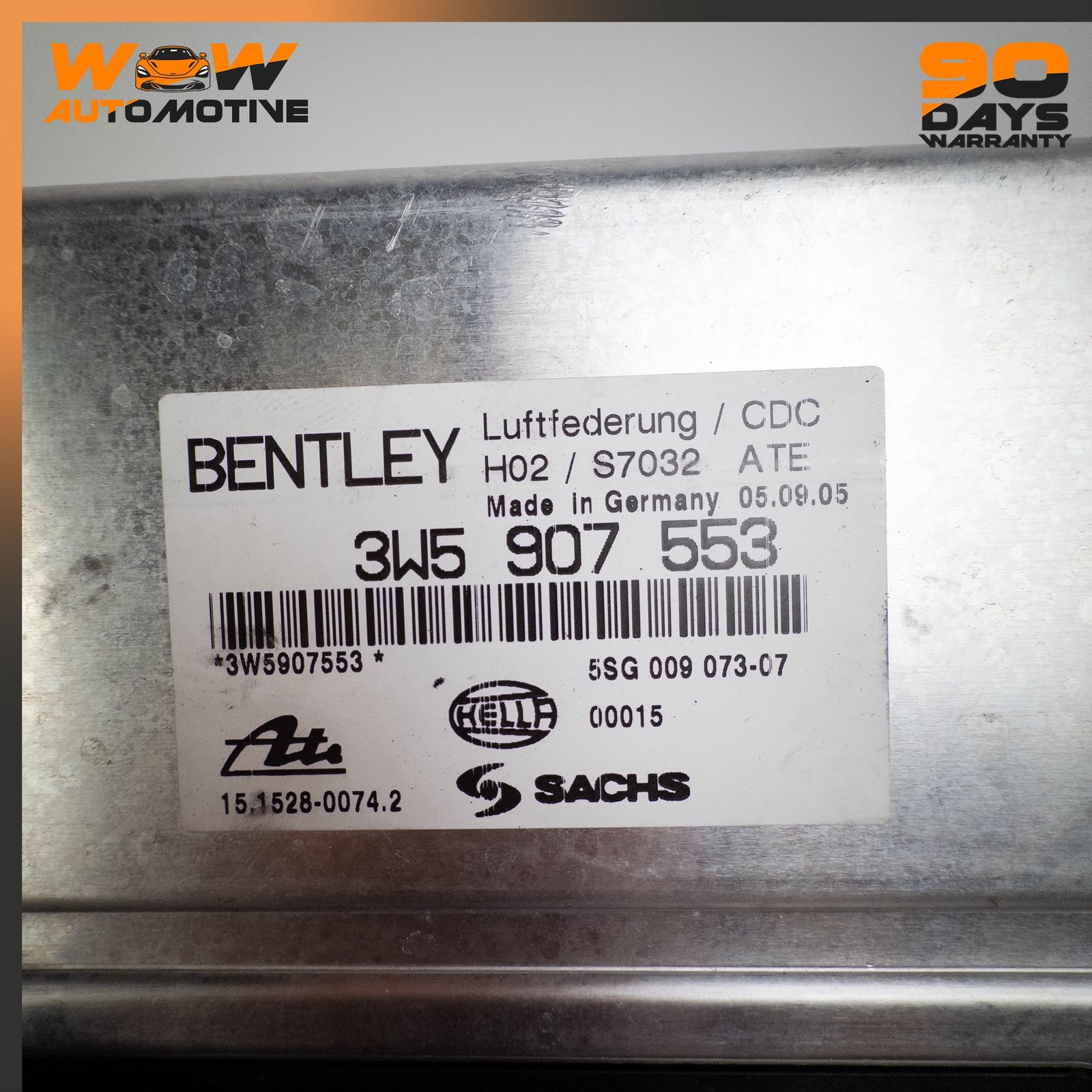 06-13 BENTLEY CONTINENTAL FLYING SPUR REAR RIGHT SUSPENSION CONTROL MODULE OEM