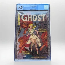 CGC 5.0 Ghost Comics 4 (Fiction House Fall 1952) Good Girl PCH Cover Grail