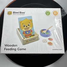 Wooden Feeding Game Educational Toy Montessori Toys for Toddlers