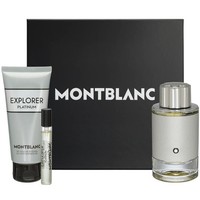 Montblanc Explorer Platinum EDP Gift Set 100ml Mens Aftershave Shower Gel