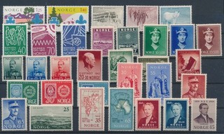 LT18233 Norway selection of nice stamps fine lot MNH