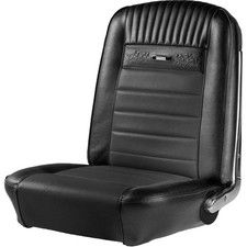 1965-66 Ford Mustang Pony Interior Front Bucket Seat Covers Sierra Grain