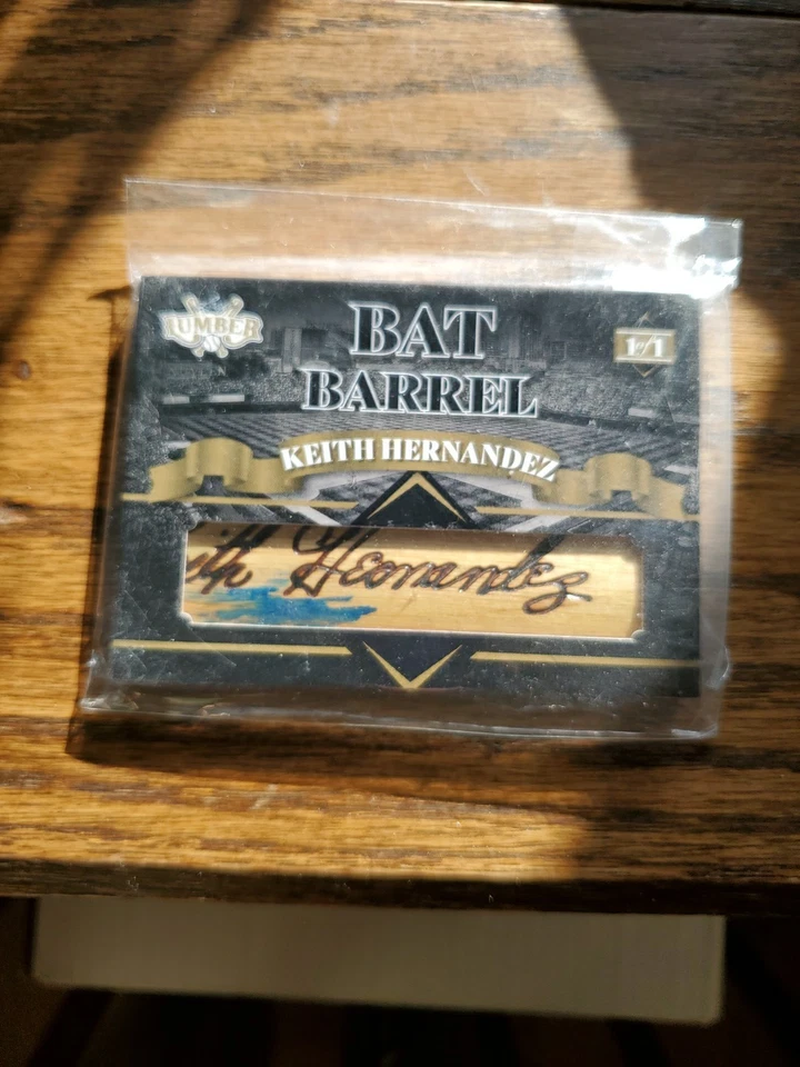 Bate usado Keith Hernández hoja madera 1/1 juego. Mets de Nueva York. Cardenales de San Luis Foto 3 de 4