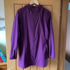 Brasher Women  s Coledale Longline Waterproof Jacket Purple Size 14 RRP  140