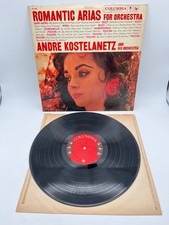 Andre Kostelanetz Romantic Arias LP Record 1960 Columbia Classical 33RPM 6 Eye