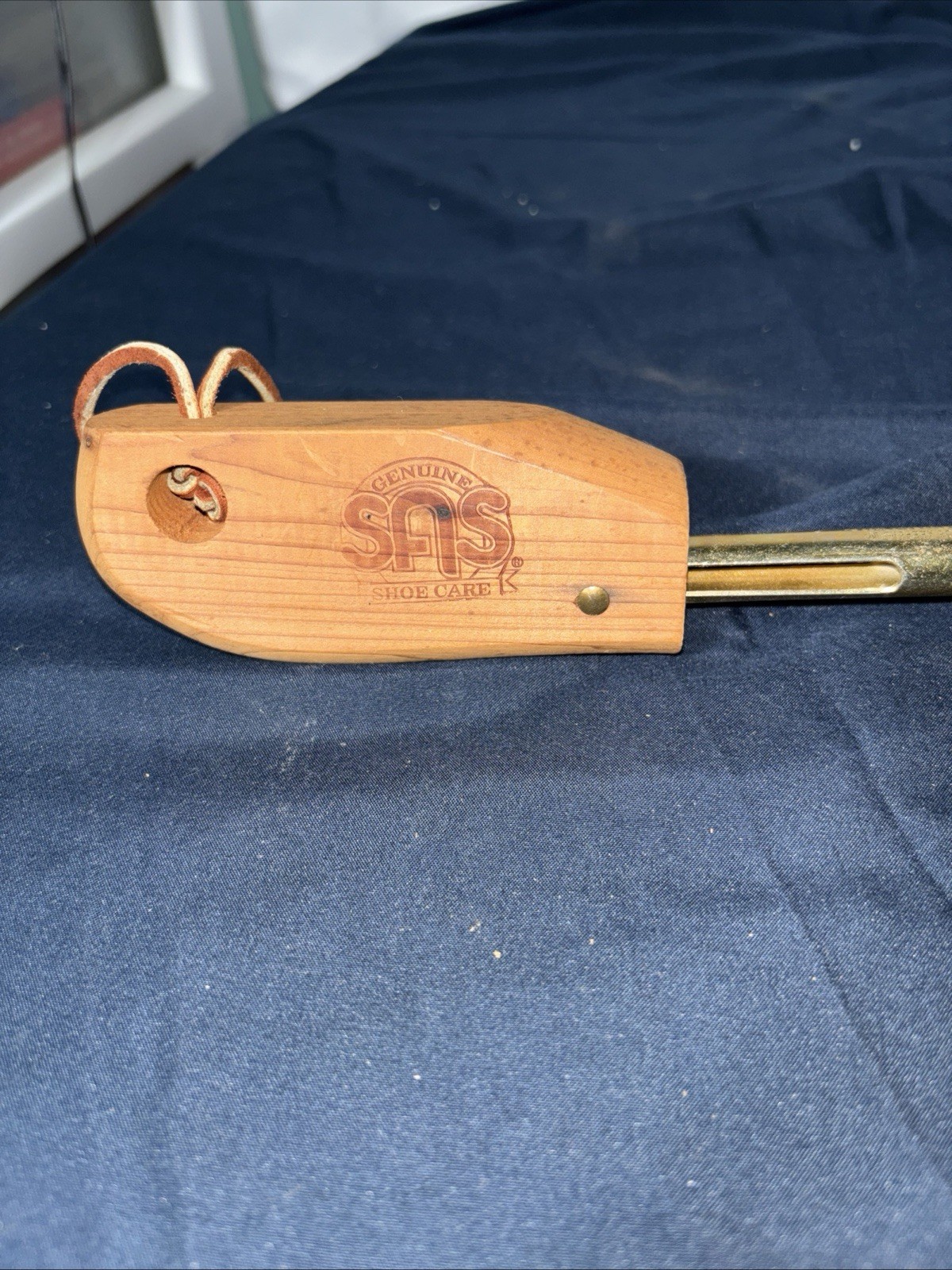 Vintage D. MACKAY Wooden Adjustable Wood Shoe Trees Size 8C Great For Shoeshine