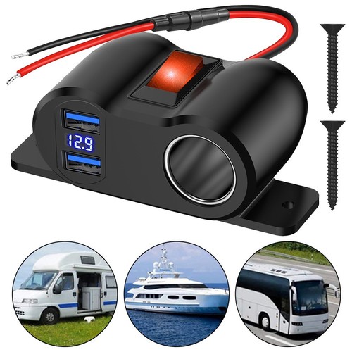 12V USB Socket with Fast Charging Capability for Convenient Use in Vehicles - Zdjęcie 18 z 23