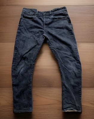 G Star Raw Men's  Type C 3D Tapered Jeans Size 34x28 Black Super Slim Stretch