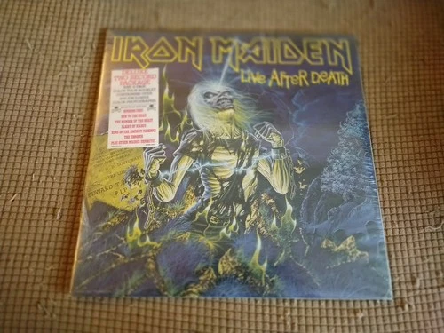 Iron Maiden Live After Death Vinyl 2XLP Sealed Original 1985 W/Hype Sticker