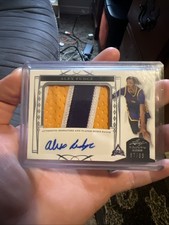  Leaf Trinity - Patch Autographs Alex Fudge #PA-AF1 Silver /99 (AU, MEM, RC)